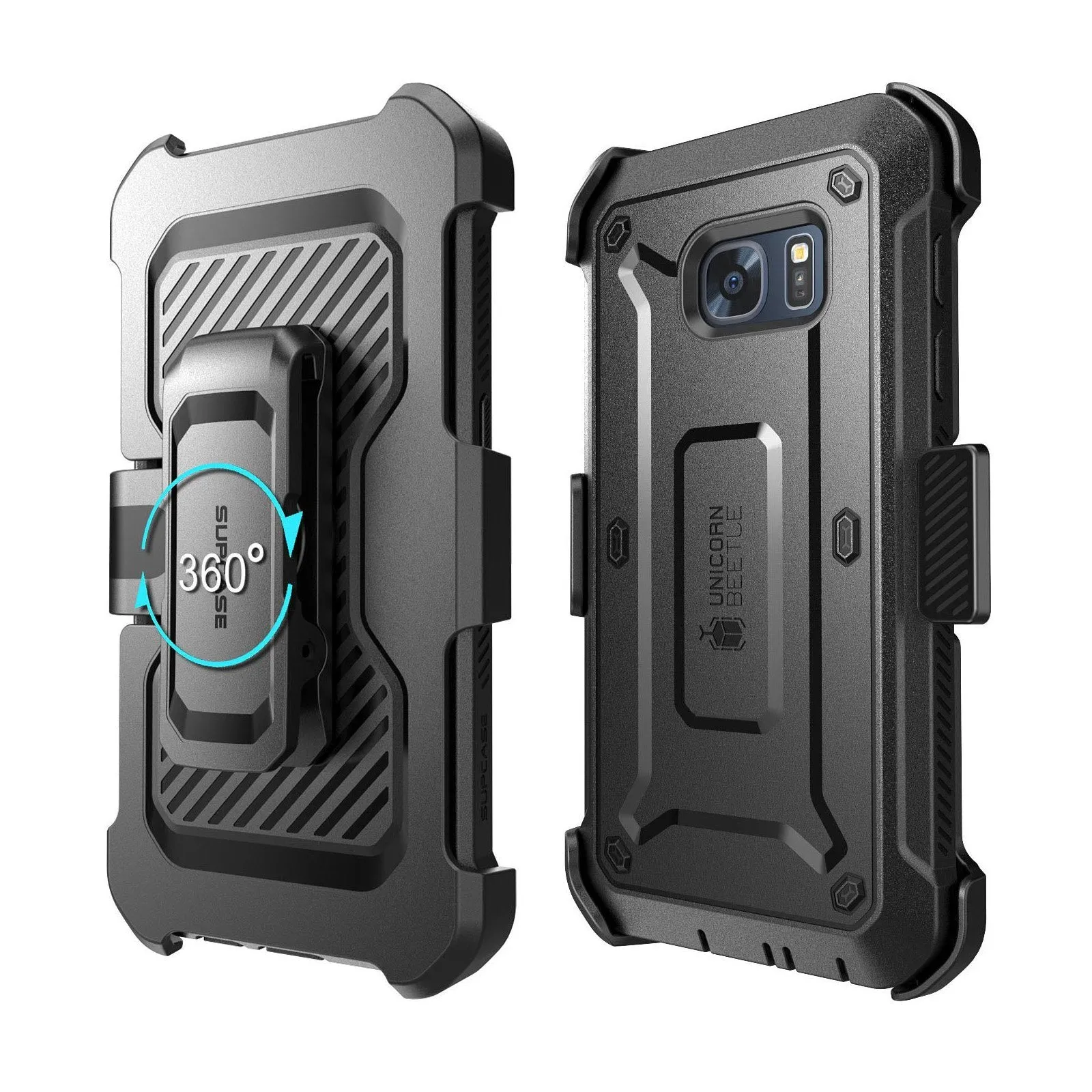 Clearance Price Galaxy S7 Unicorn Beetle Pro Full Body Rugged Holster Case-Black  Ends Soon!