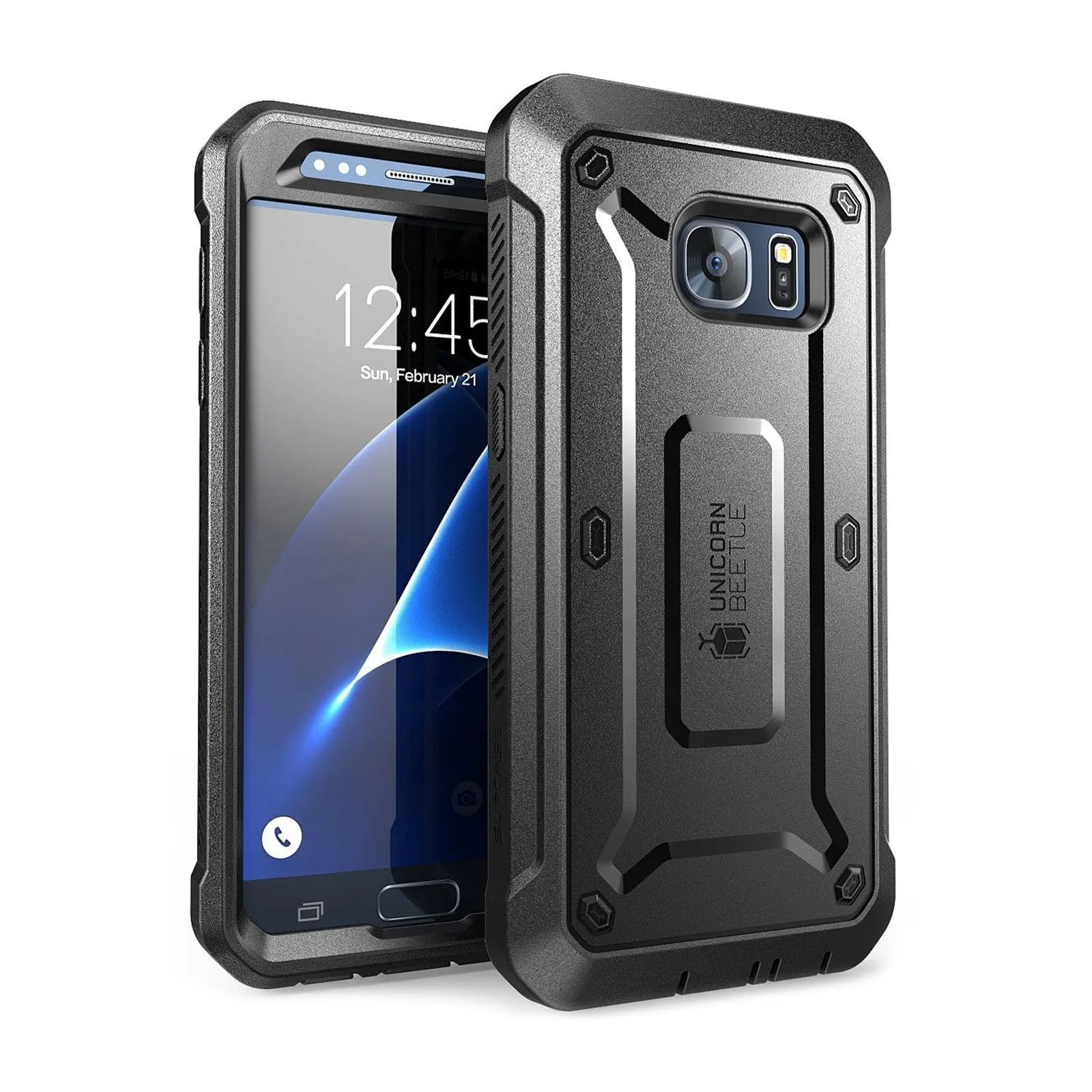 Clearance Price Galaxy S7 Unicorn Beetle Pro Full Body Rugged Holster Case-Black  Ends Soon!
