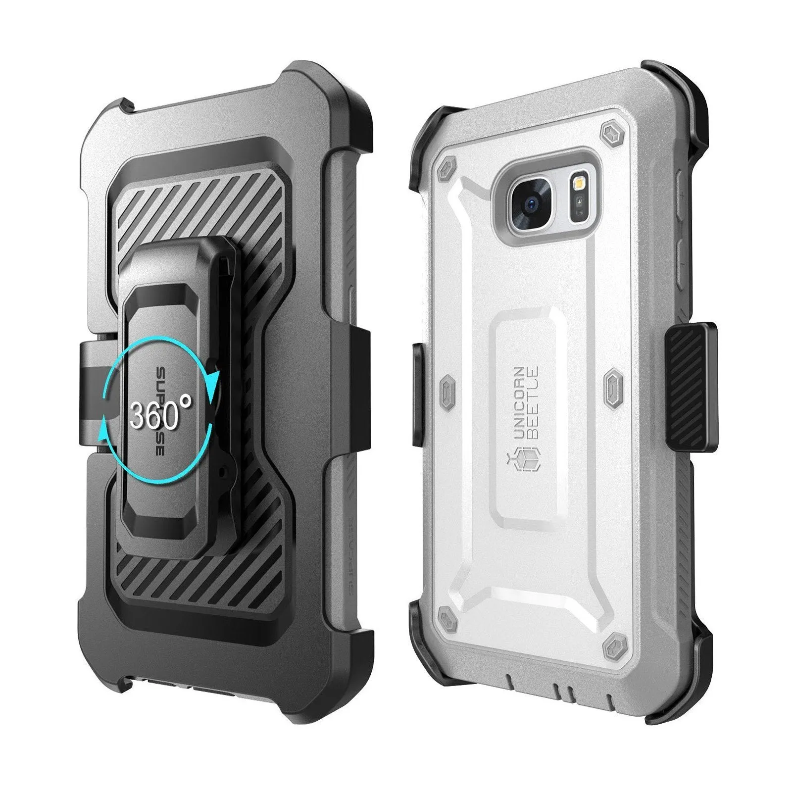 Clearance Price Galaxy S7 Unicorn Beetle Pro Full Body Rugged Holster Case-White  Limited Stock!