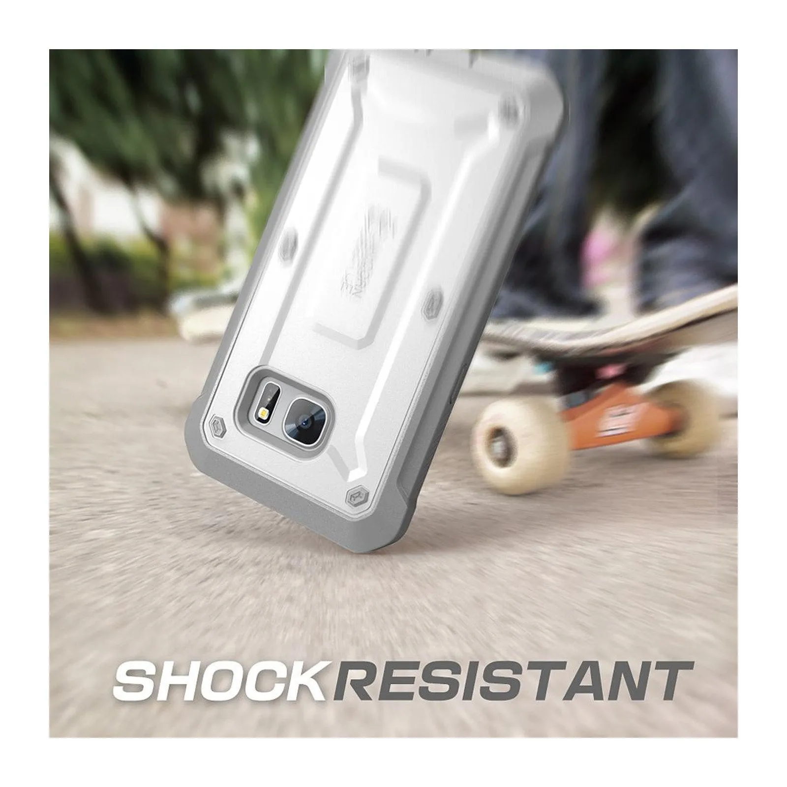 Clearance Price Galaxy S7 Unicorn Beetle Pro Full Body Rugged Holster Case-White  Limited Stock!