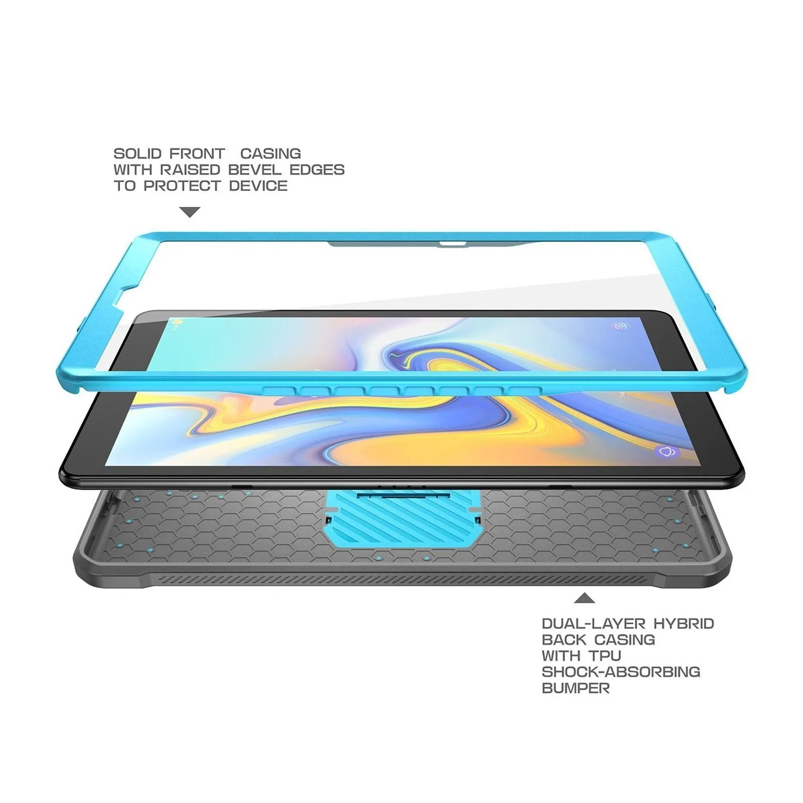 Clearance Price Galaxy Tab A 10.1 inch (2019) Unicorn Beetle Pro Full-Body Case-Blue  Almost Sold Out!