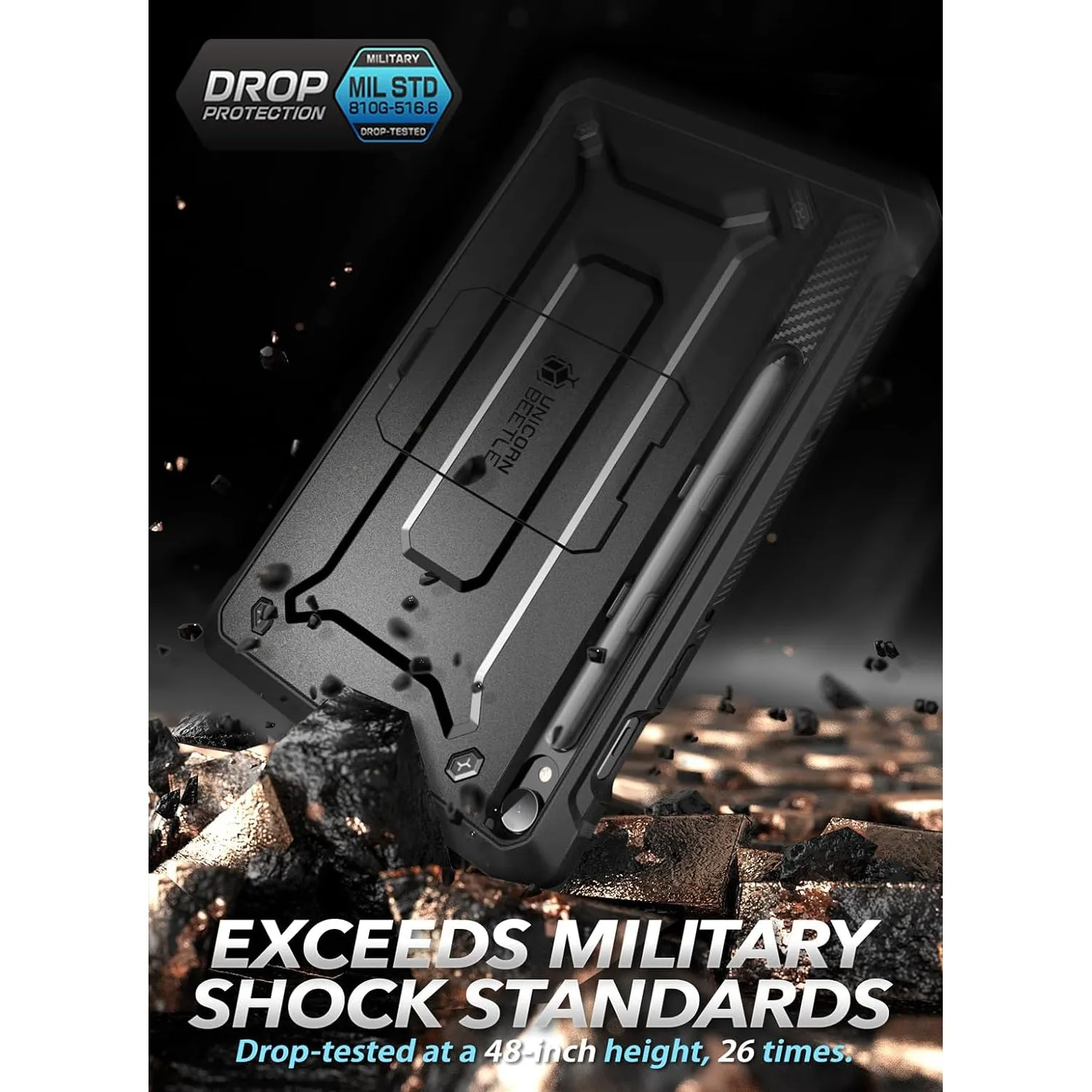 Clearance Price Galaxy Tab S9 (2023) Unicorn Beetle PRO Rugged Tablet Case-Black  Stylish & Comfortable