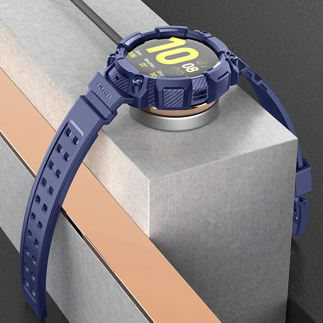 Clearance Price Galaxy Watch Active 2 44mm Unicorn Beetle Pro Wristband Case-Navy  Almost Gone!