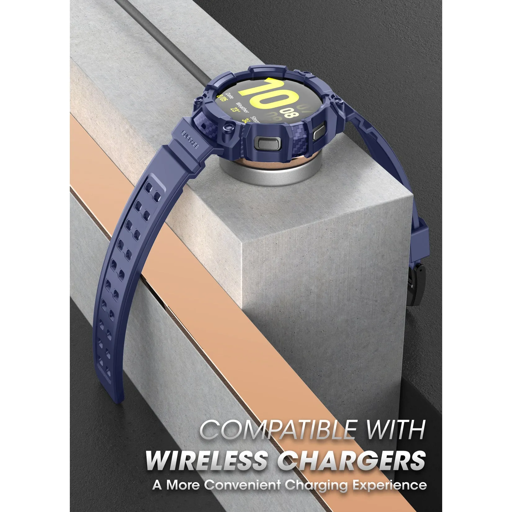 Clearance Price Galaxy Watch4 44mm Unicorn Beetle PRO Wristband Case-Blue  Today Only!