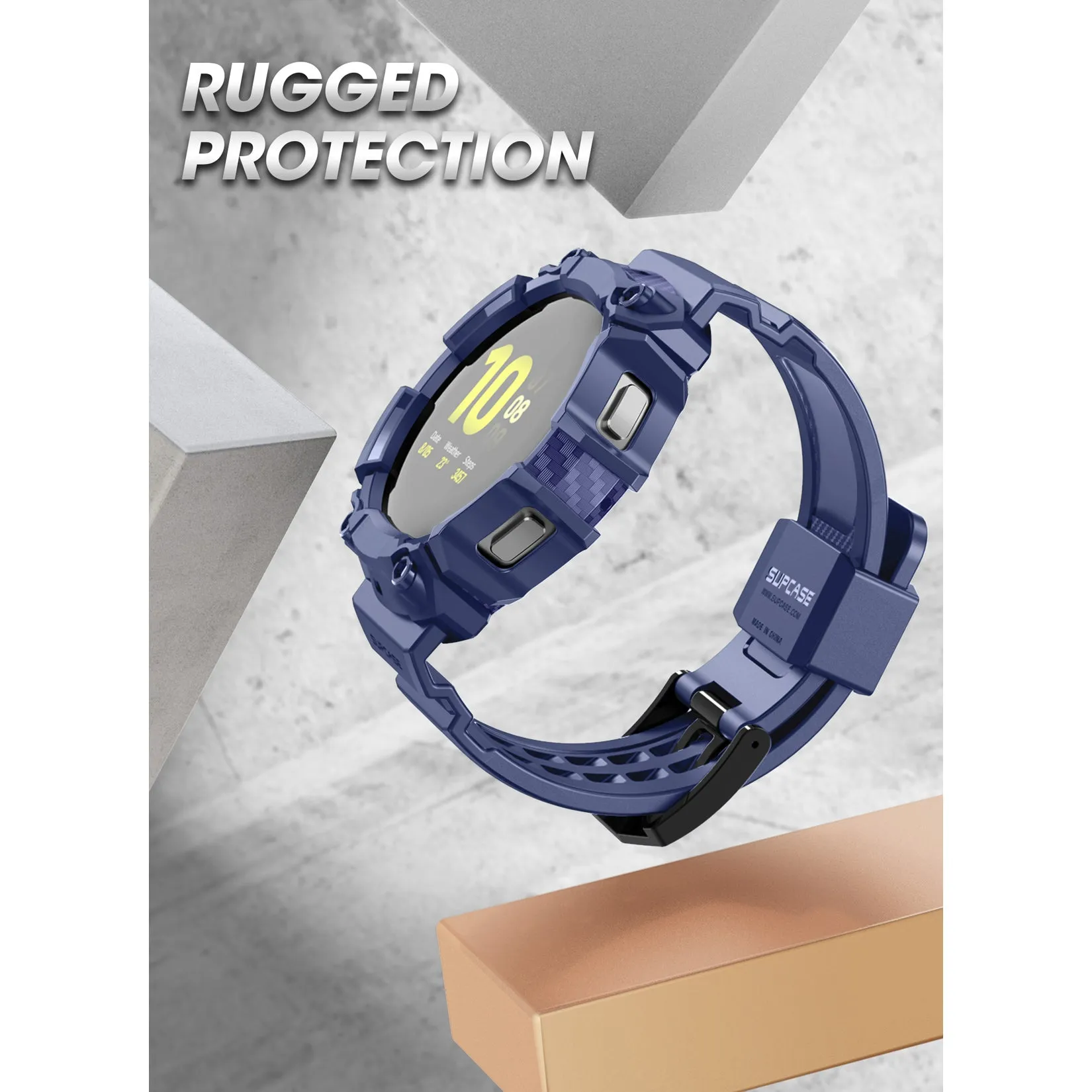 Clearance Price Galaxy Watch4 44mm Unicorn Beetle PRO Wristband Case-Blue  Today Only!