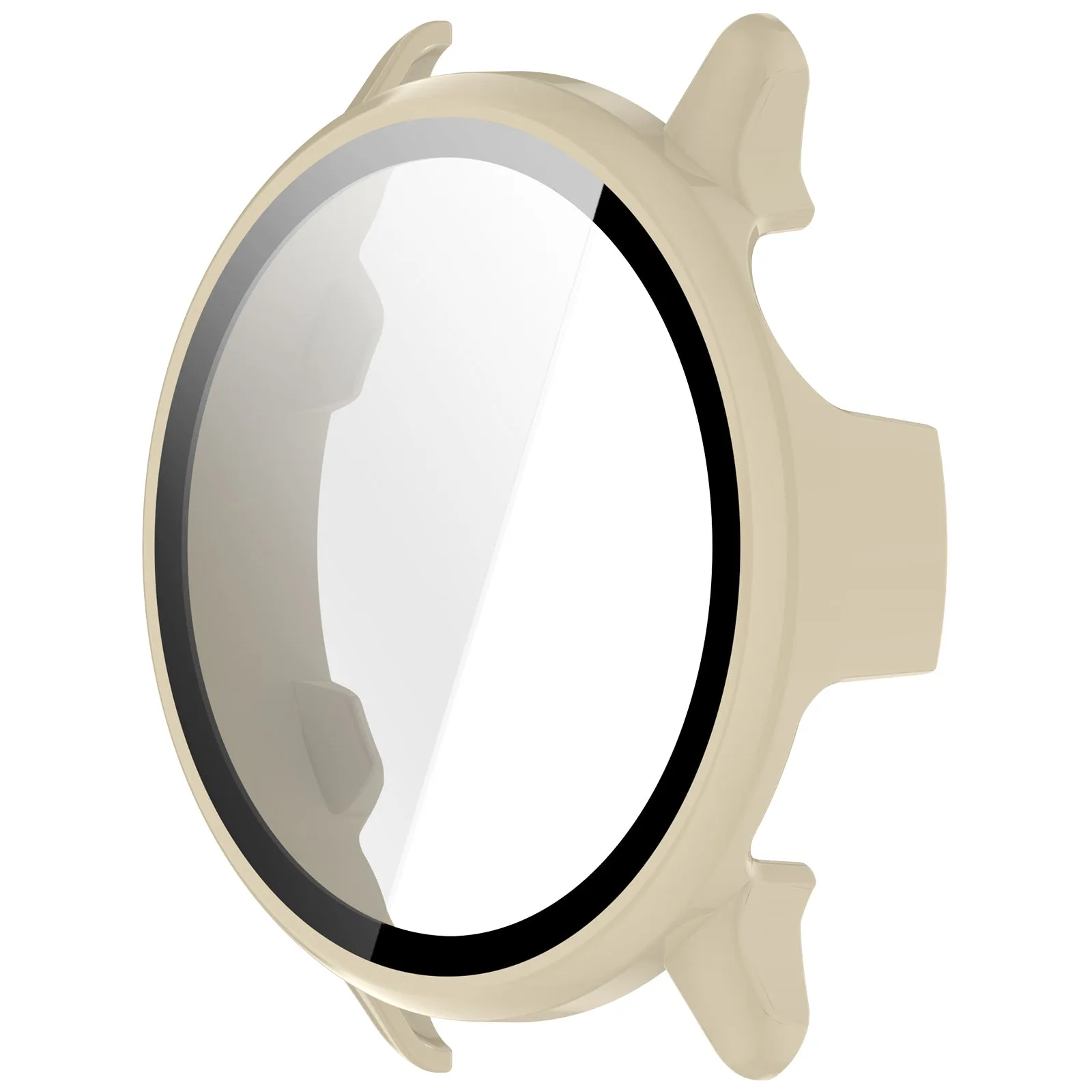 Clearance Price Garmin Vivoactive 6 Hard Case with Glass (Beige)  Almost Gone!