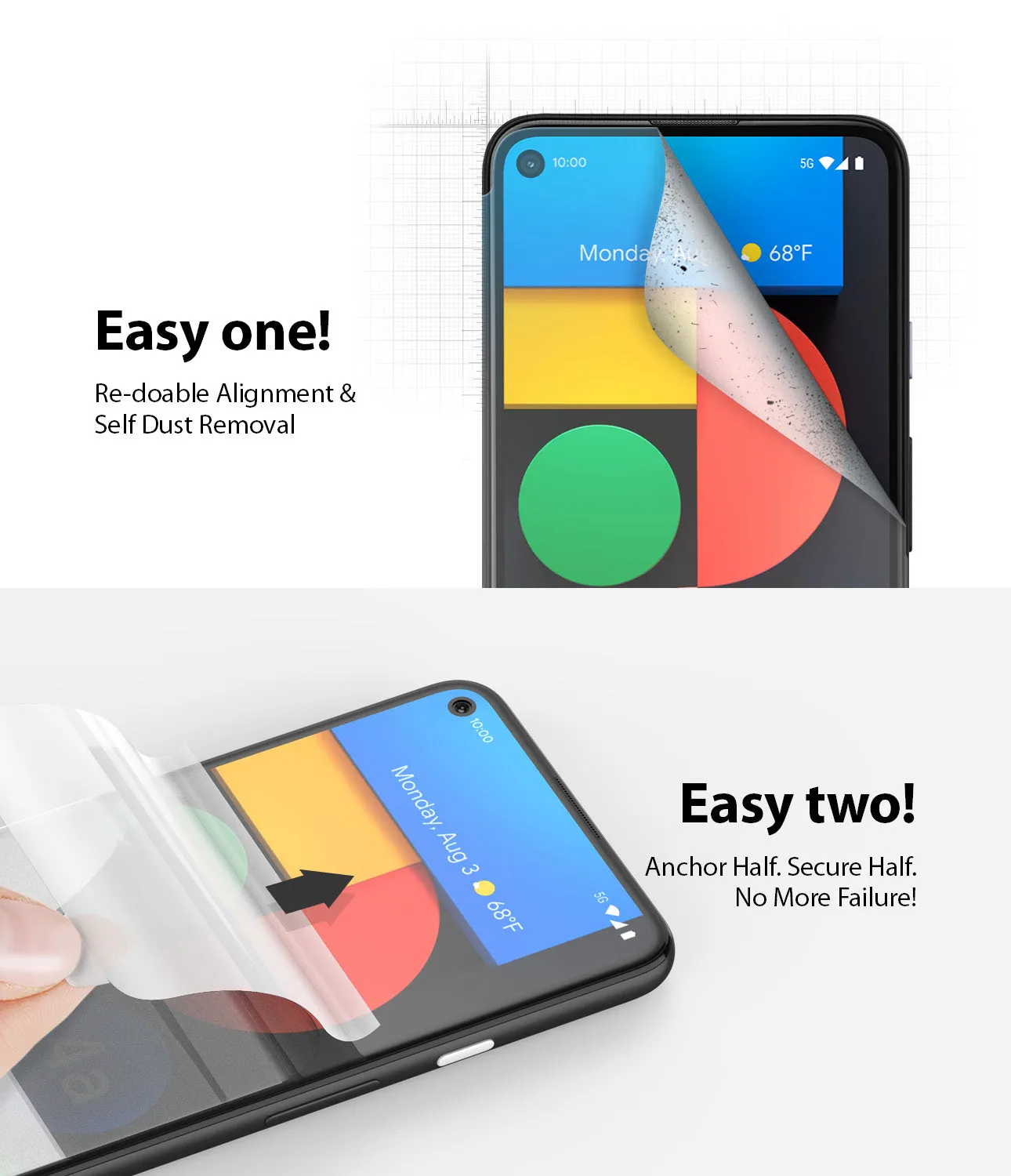 Clearance Price Google Pixel 4a 5G Screen Protector | Dual Easy Film  Last Few Pieces!
