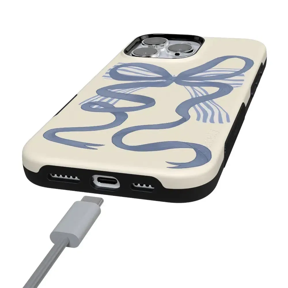 Clearance Price Heartstrings | Blue Bow Case  Last Chance!