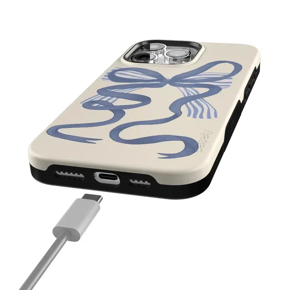 Clearance Price Heartstrings | Blue Bow Case  Last Chance!