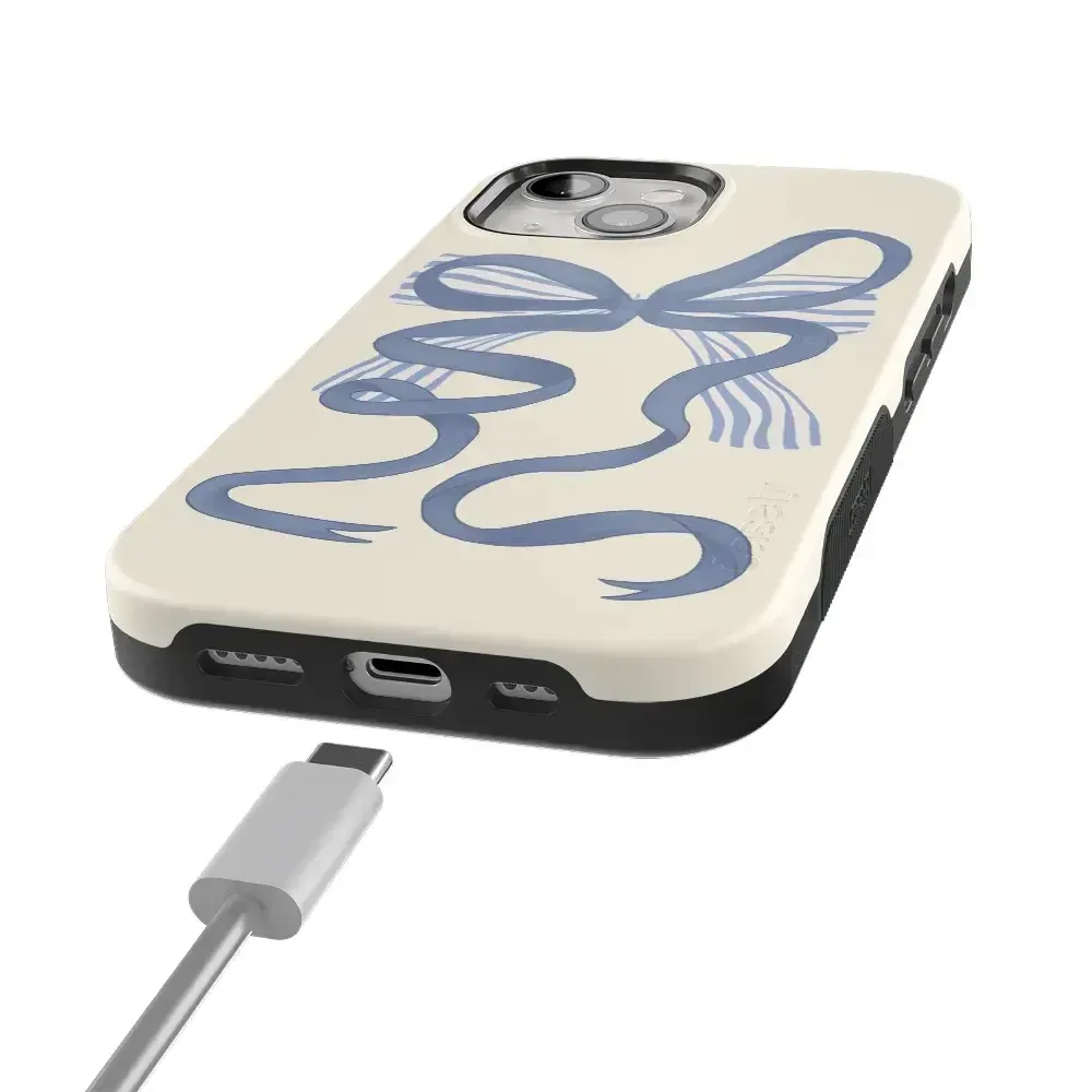 Clearance Price Heartstrings | Blue Bow Case  Last Chance!