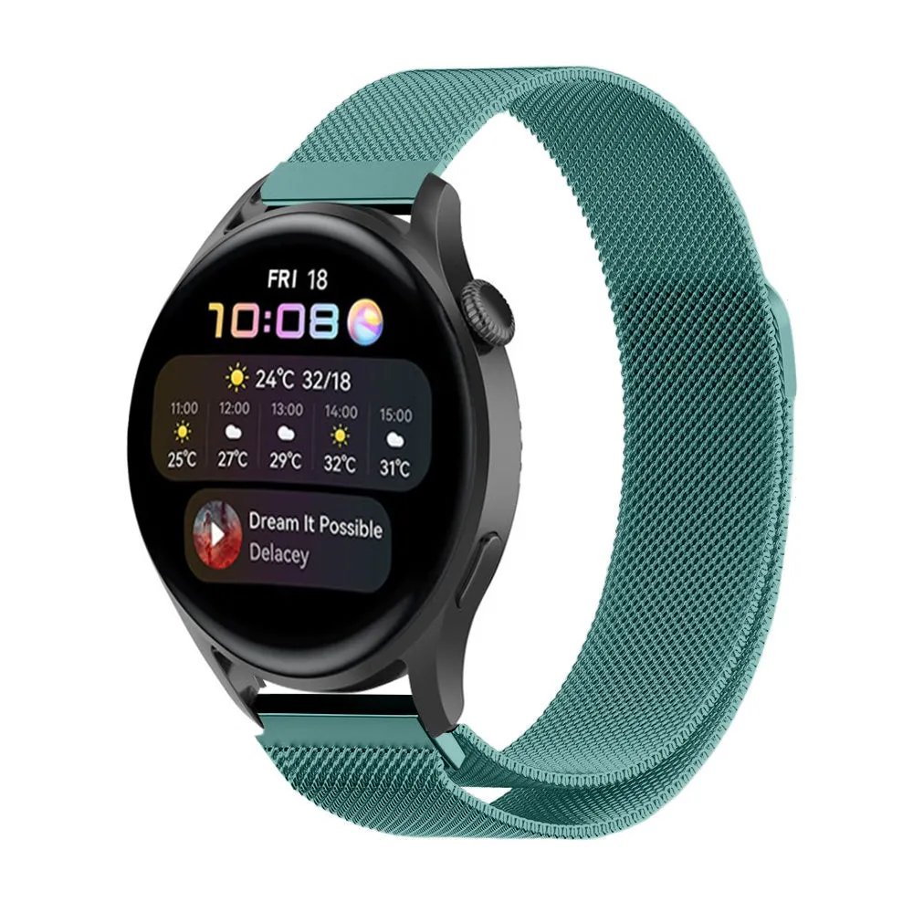 Clearance Price Huawei Watch 3 (Pro) Milanese Strap (Green)  Limited Stock!