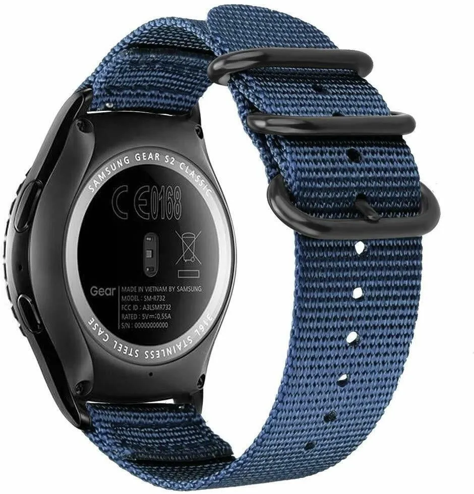 Clearance Price Huawei Watch 3 (Pro) Nylon Strap with Buckle (Blue)  Dont Miss Out!