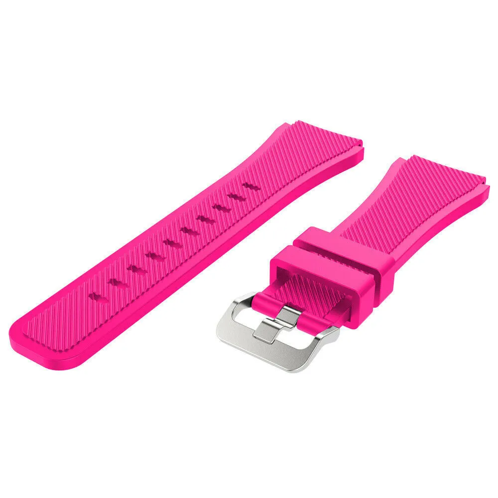 Clearance Price Huawei Watch 3 (Pro) Silicone Strap with Buckle (Bright Pink)  Limited Stock!