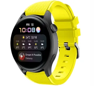 Clearance Price Huawei Watch 3 (Pro) Silicone Strap with Buckle (Yellow)  Stylish & Comfortable