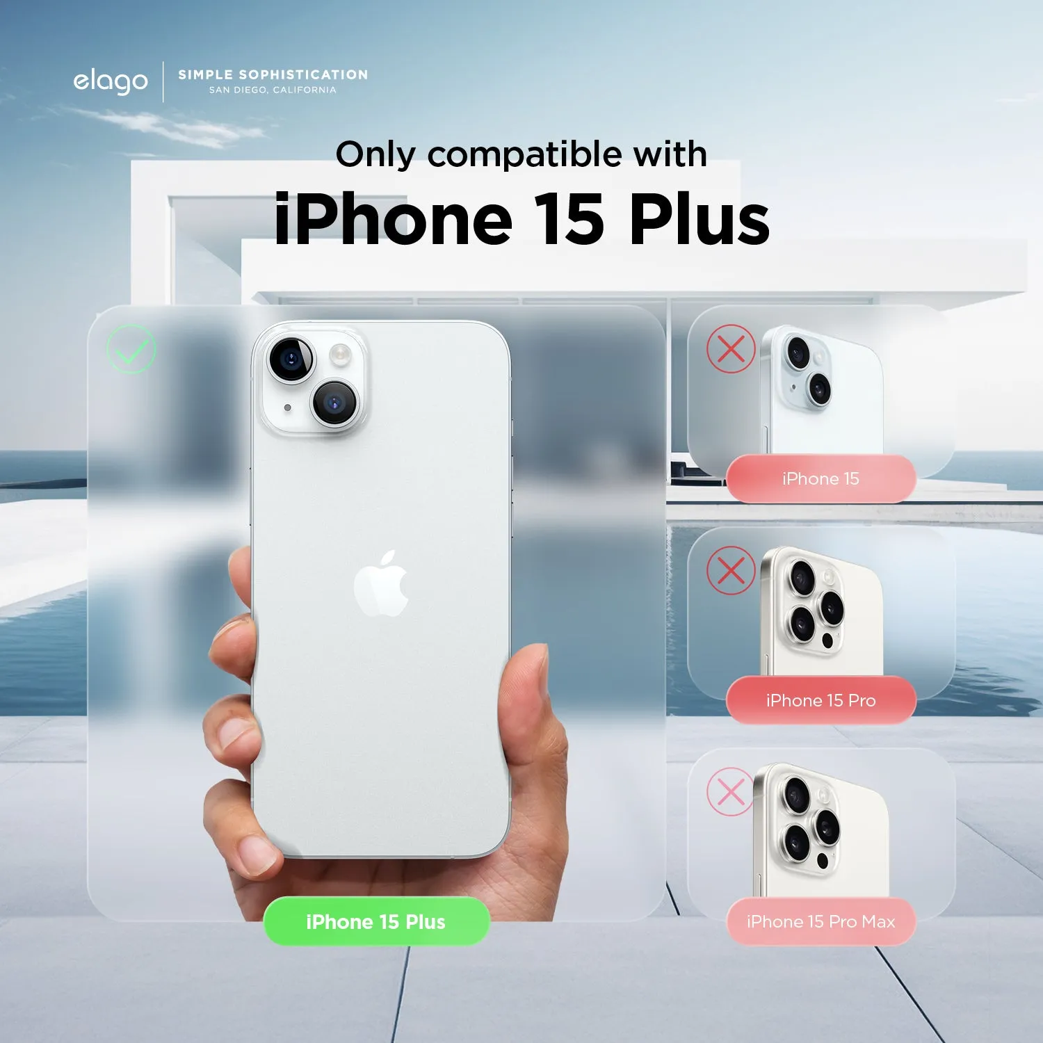 Clearance Price Hybrid Clear Case for iPhone 15 Plus  Limited Availability!