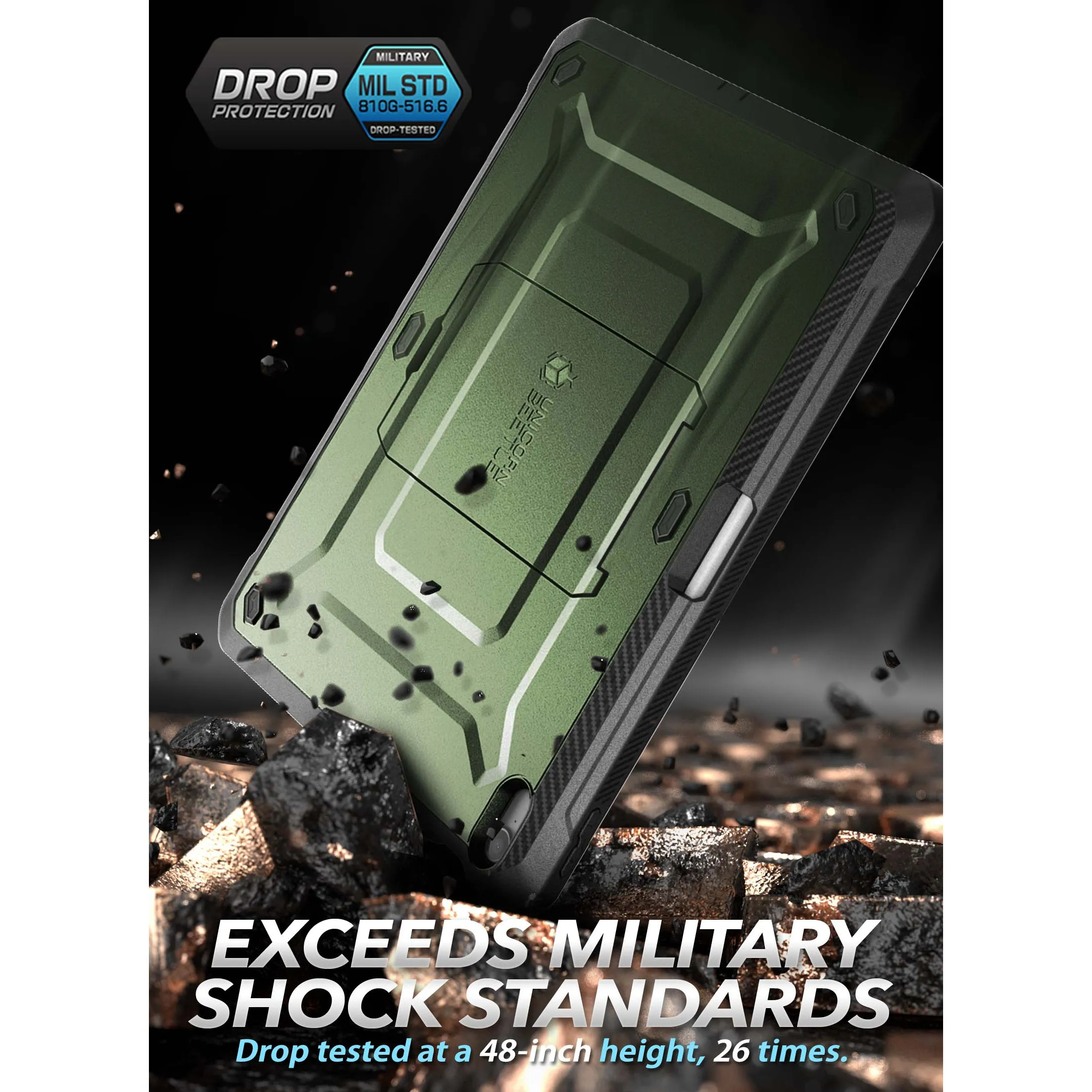 Clearance Price iPad 10.9" 2022 Unicorn Beetle PRO Rugged Kickstand Case-Dark Green  Dont Miss Out!