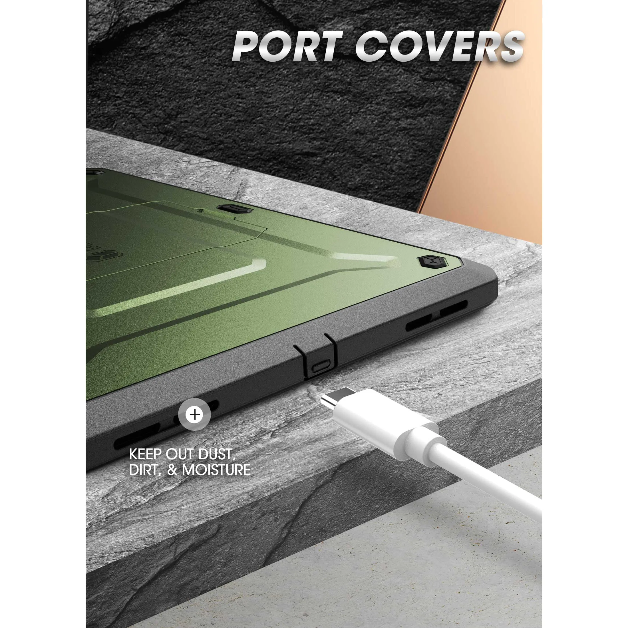 Clearance Price iPad 10.9" 2022 Unicorn Beetle PRO Rugged Kickstand Case-Dark Green  Dont Miss Out!