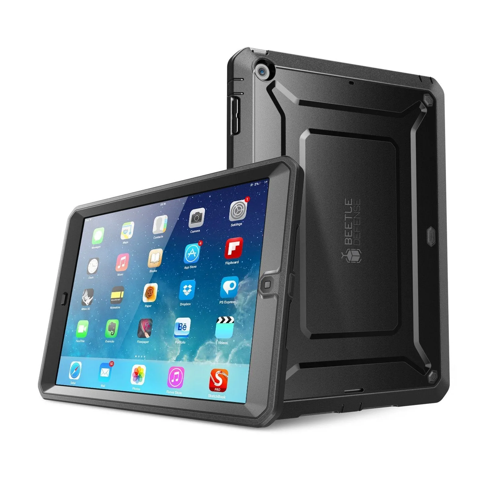Clearance Price iPad 2 Unicorn Beetle PRO Case with Built in Screen Protector-Black  Limited Stock!