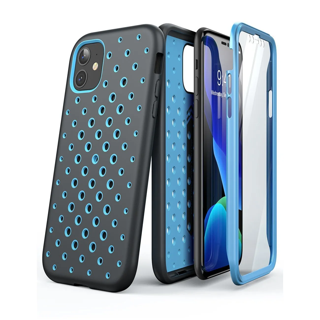 Clearance Price iPhone 11 6.1 inch Unicorn Beetle Sport Athletic Case-Blue  Today Only!