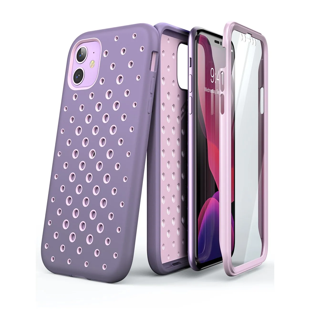 Clearance Price iPhone 11 6.1 inch Unicorn Beetle Sport Athletic Case-Purple  Today Only!