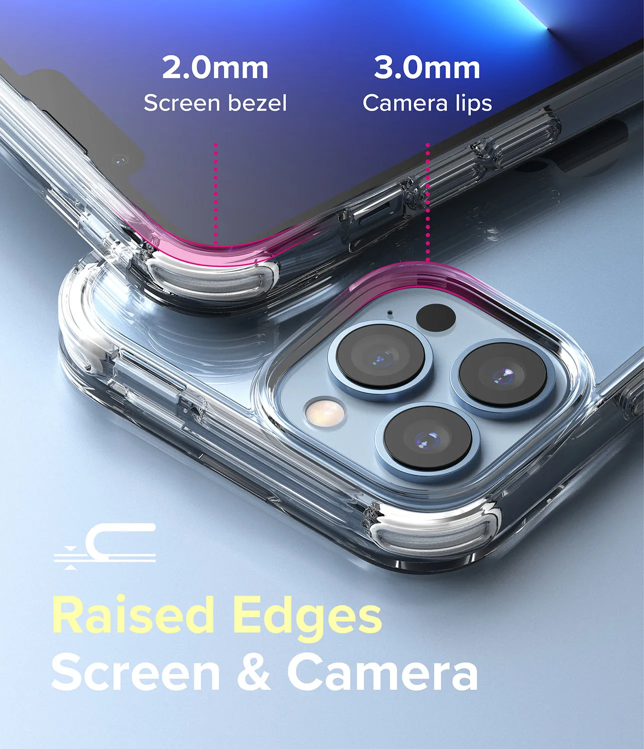 Clearance Price iPhone 13 Pro Max Case | Fusion Plus - White/Lime Glow  Limited Availability!
