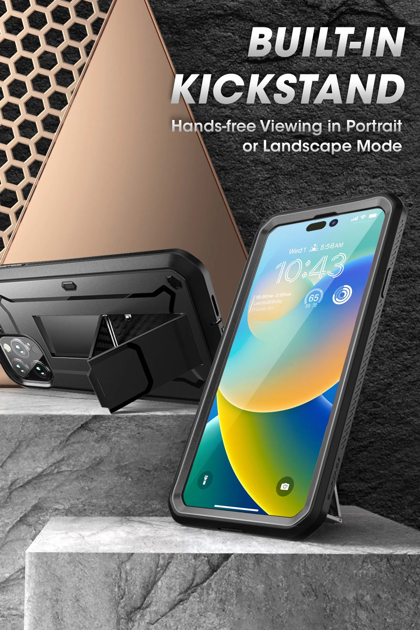 Clearance Price iPhone 14 Pro Max 6.7 inch Unicorn Beetle PRO Rugged Case-Black  Stylish & Comfortable
