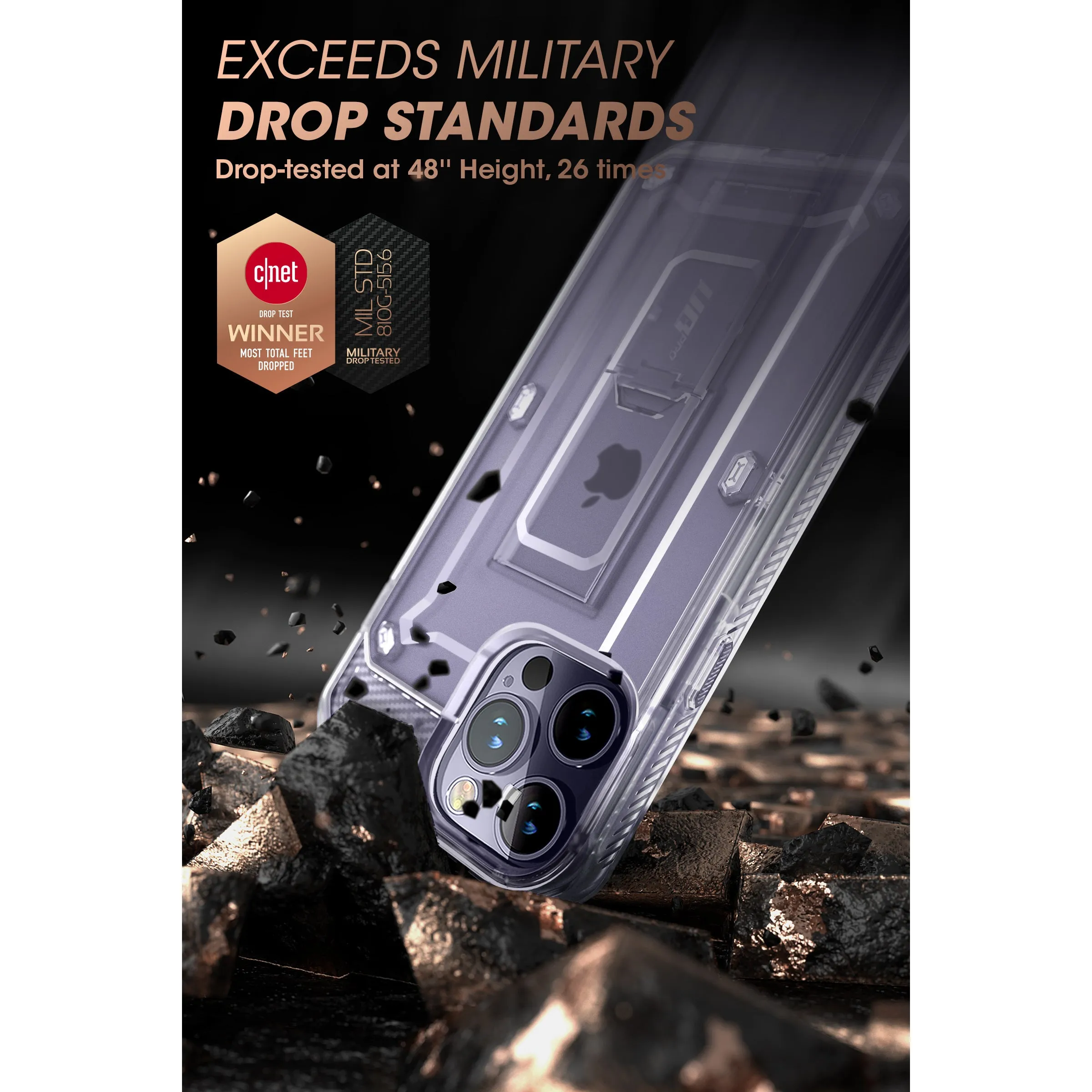 Clearance Price iPhone 14 Pro Max 6.7 inch Unicorn Beetle PRO Rugged Case-Clear  Almost Gone!