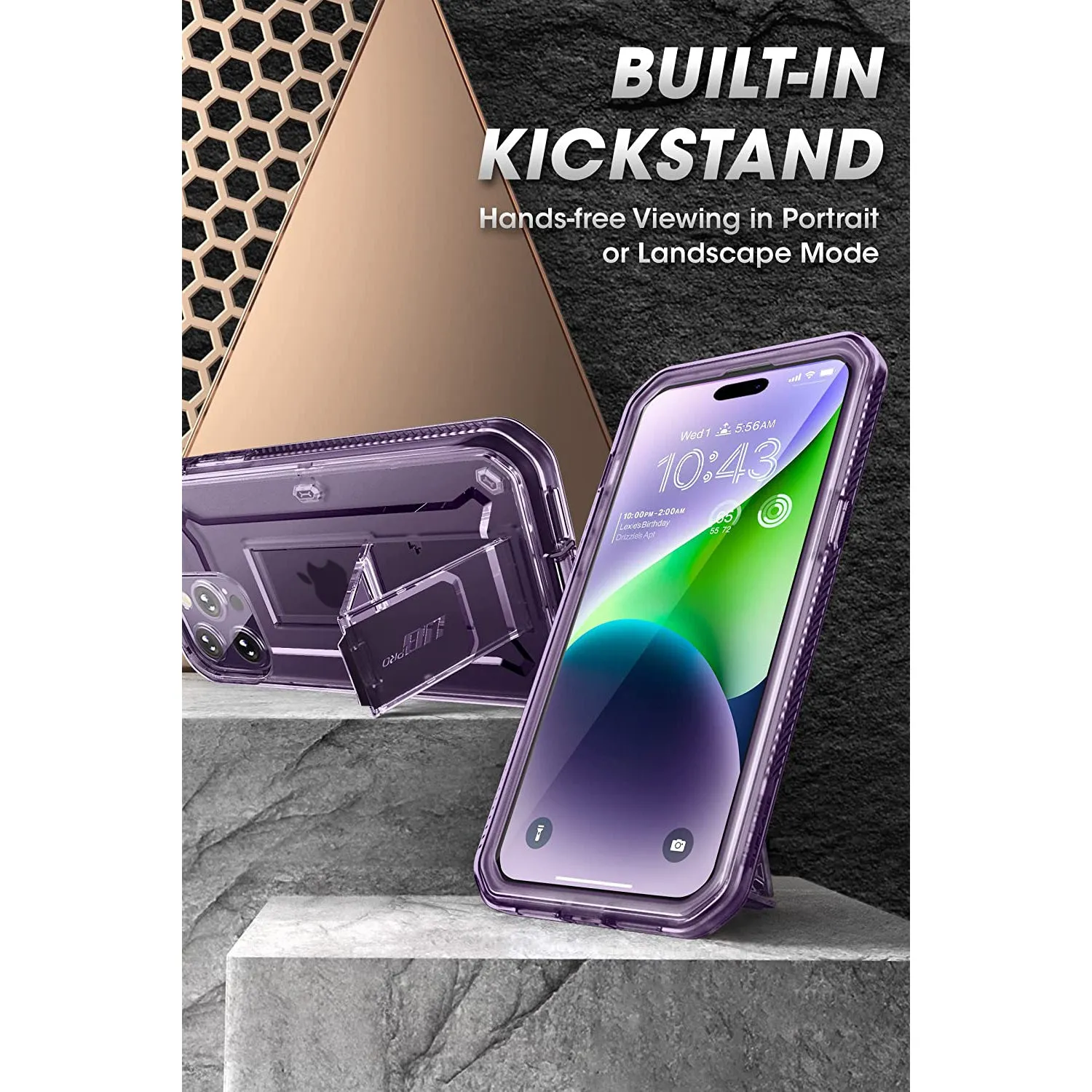 Clearance Price iPhone 14 Pro Max 6.7 inch Unicorn Beetle PRO Rugged Case-Purple Fog  Last Few Pieces!