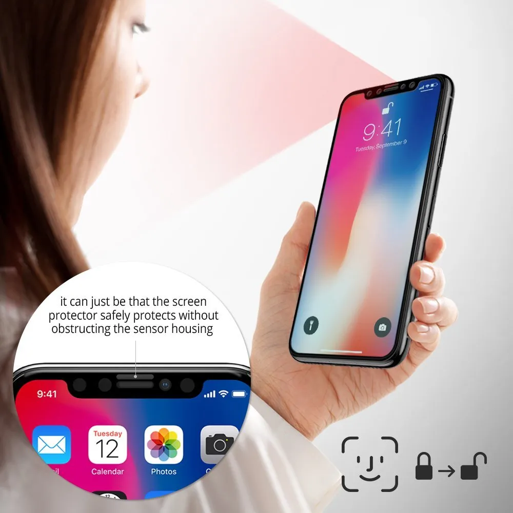 Clearance Price iPhone X Screen Protector | Full Cover Glass  Last Few Pieces!