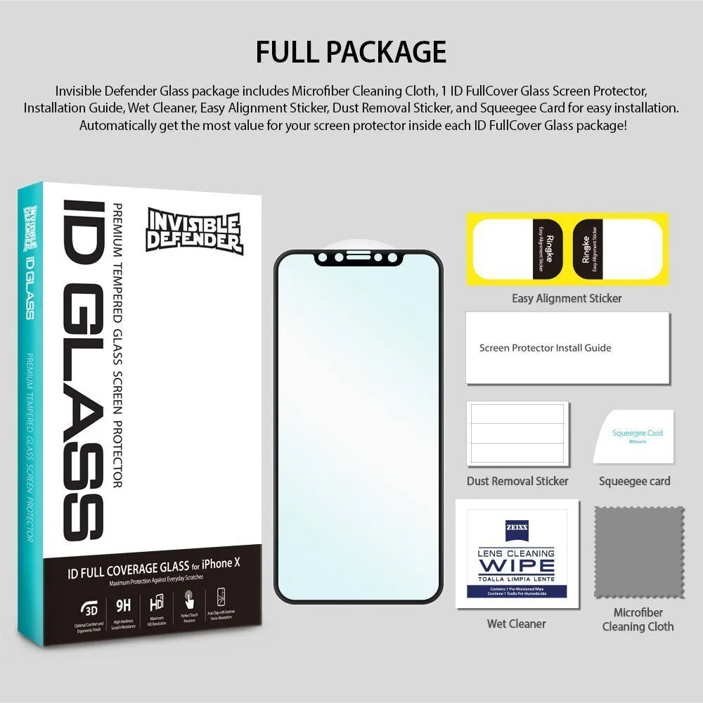 Clearance Price iPhone X Screen Protector | Full Cover Glass  Last Few Pieces!