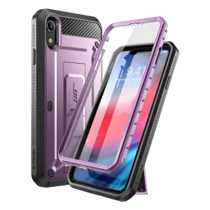 Clearance Price iPhone XR Unicorn Beetle Pro Full-Body Holster Case-Metallic Purple  Limited Availability!