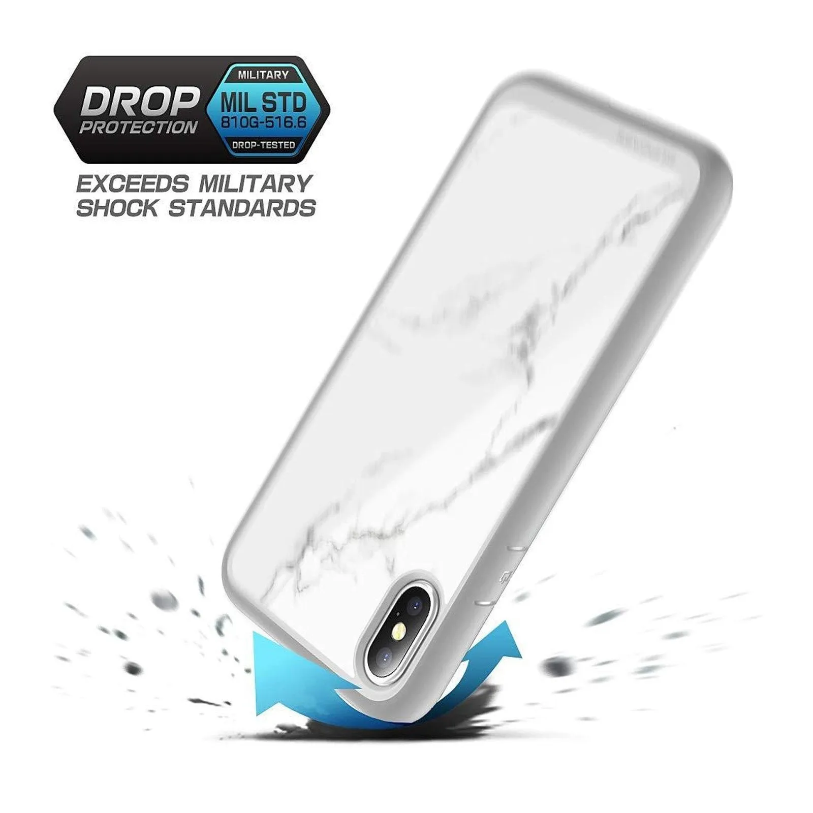 Clearance Price iPhone XS Max Unicorn Beetle Style Slim Clear Case-Marble  Almost Sold Out!