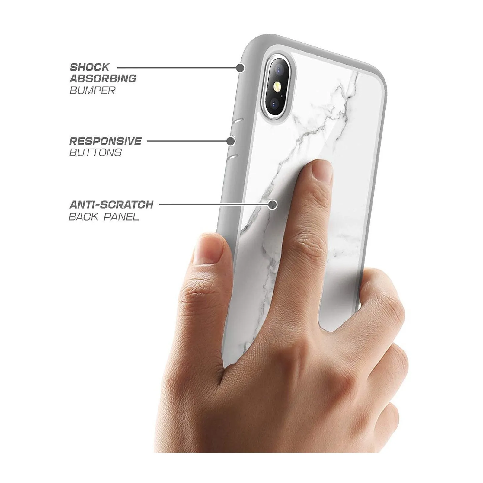 Clearance Price iPhone XS Max Unicorn Beetle Style Slim Clear Case-Marble  Almost Sold Out!