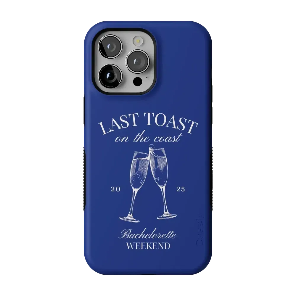 Clearance Price Last Toast | Blue Coastal Bachelorette Case  Almost Sold Out!