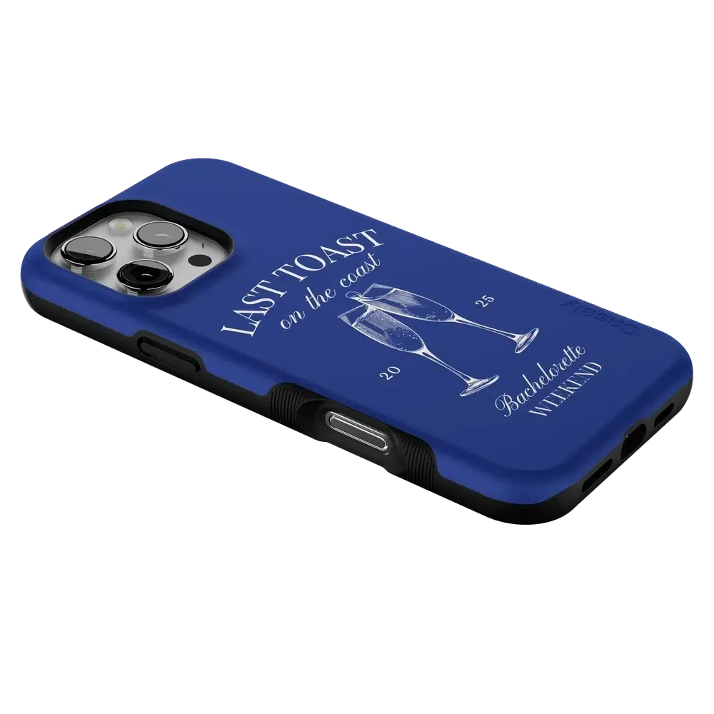 Clearance Price Last Toast | Blue Coastal Bachelorette Case  Almost Sold Out!