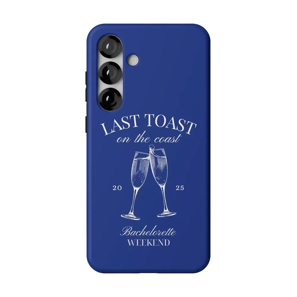 Clearance Price Last Toast | Blue Coastal Bachelorette Case  Almost Sold Out!