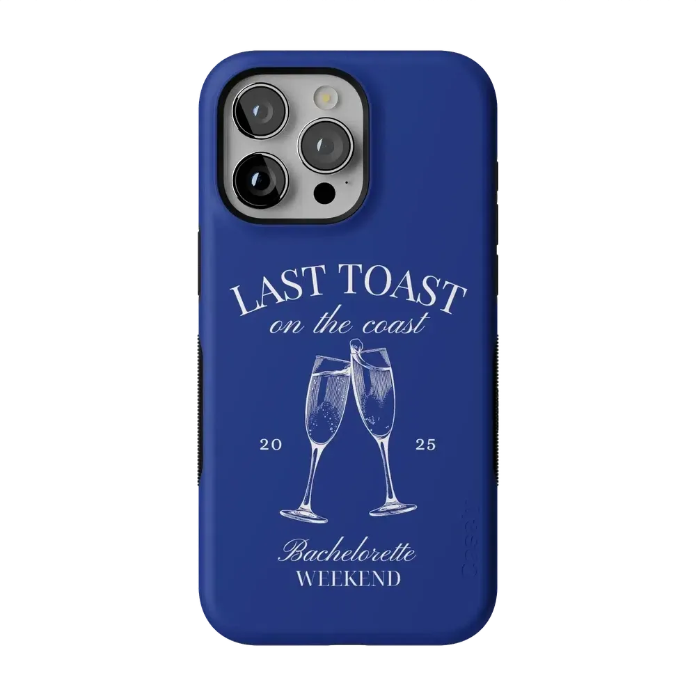 Clearance Price Last Toast | Blue Coastal Bachelorette Case  Almost Sold Out!