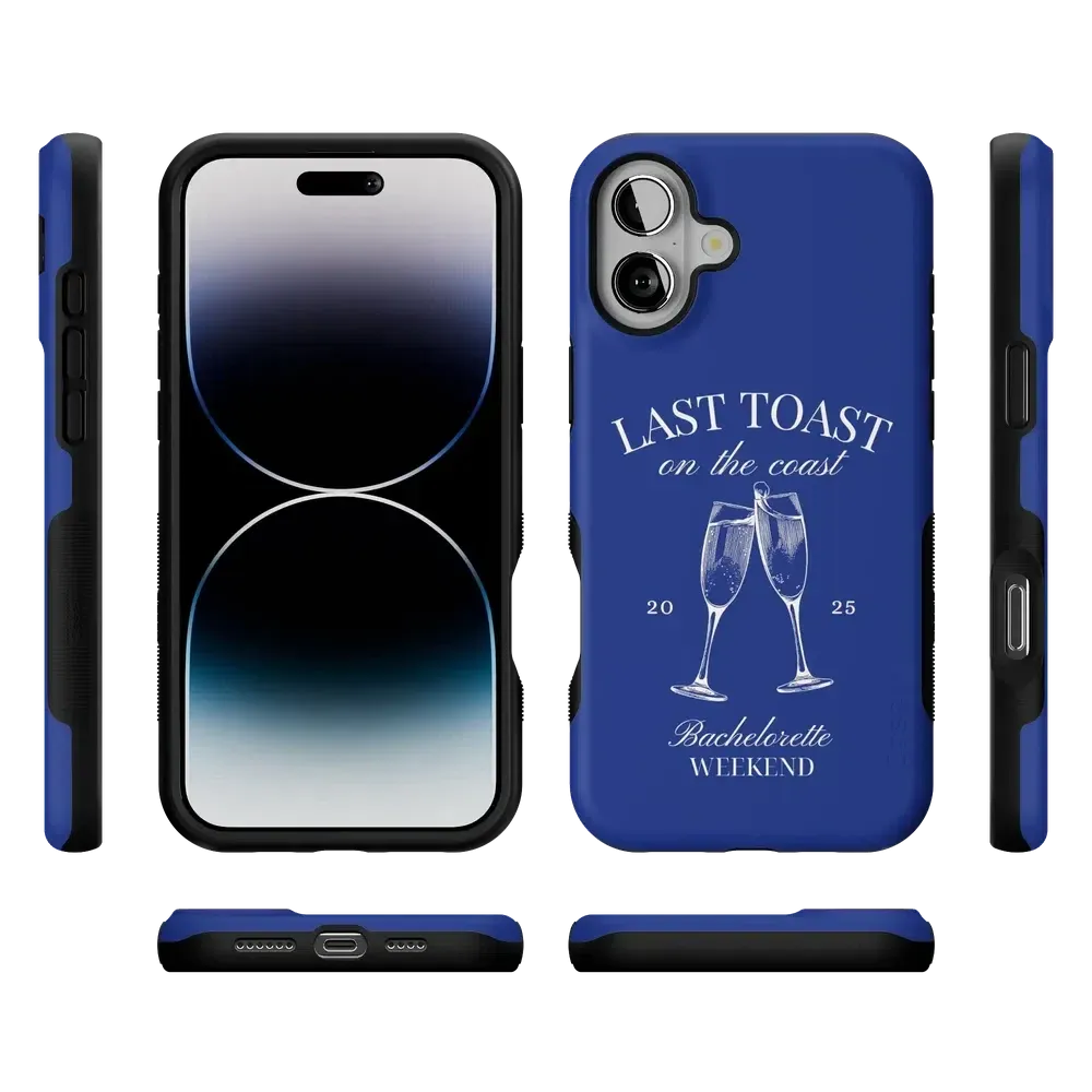 Clearance Price Last Toast | Blue Coastal Bachelorette Case  Almost Sold Out!