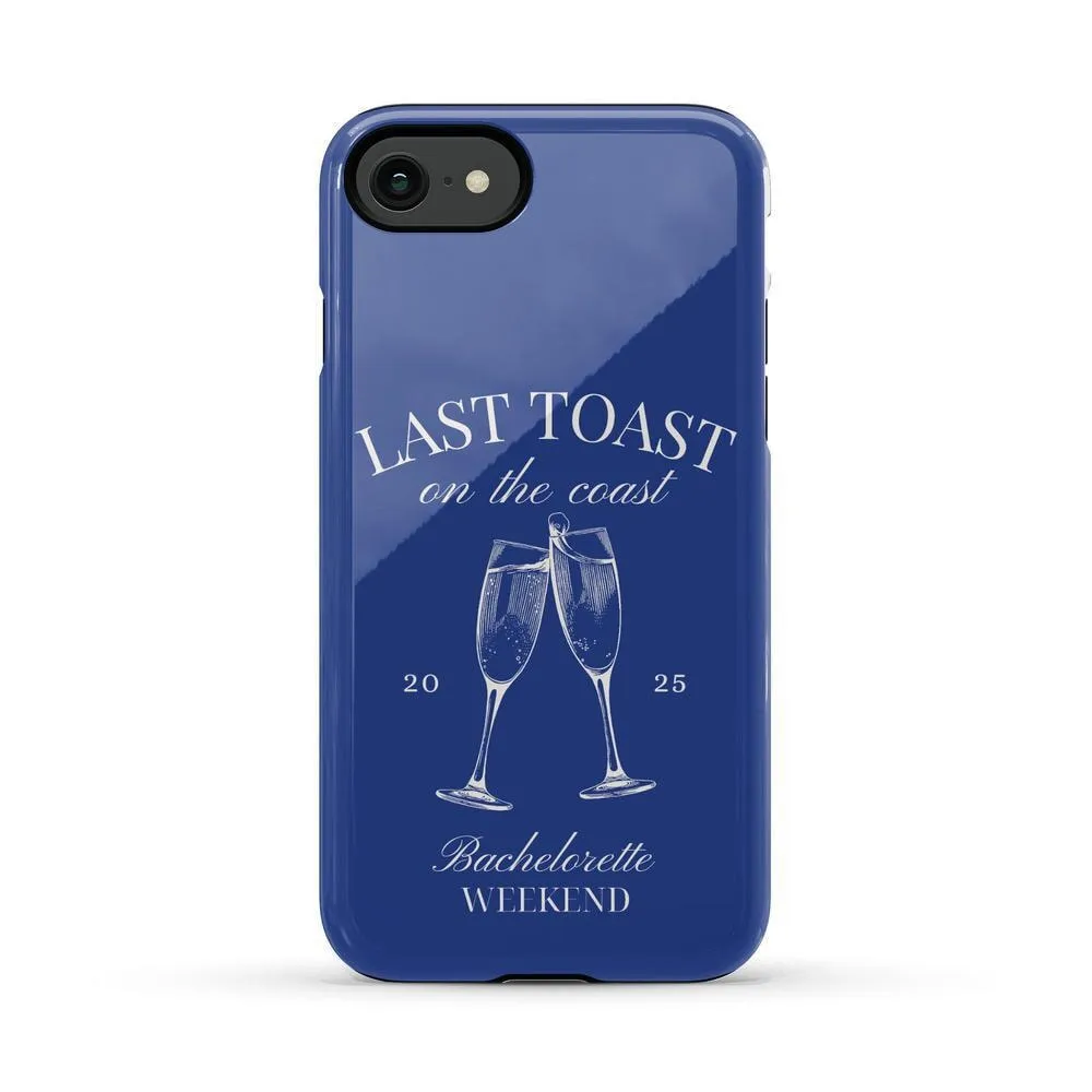 Clearance Price Last Toast | Blue Coastal Bachelorette Case  Almost Sold Out!