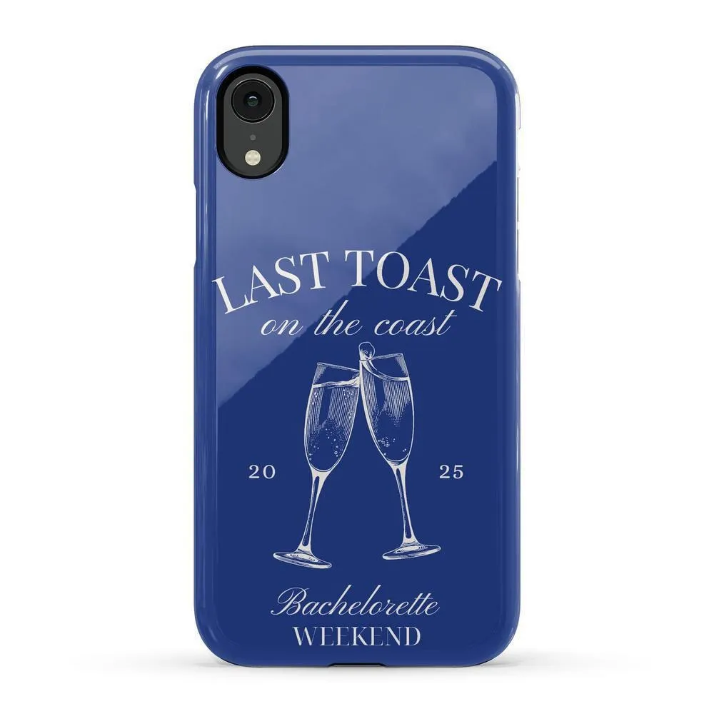 Clearance Price Last Toast | Blue Coastal Bachelorette Case  Almost Sold Out!
