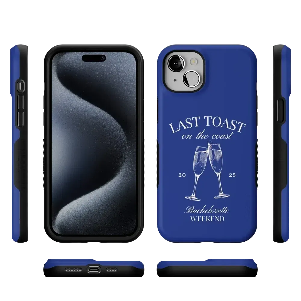 Clearance Price Last Toast | Blue Coastal Bachelorette Case  Almost Sold Out!