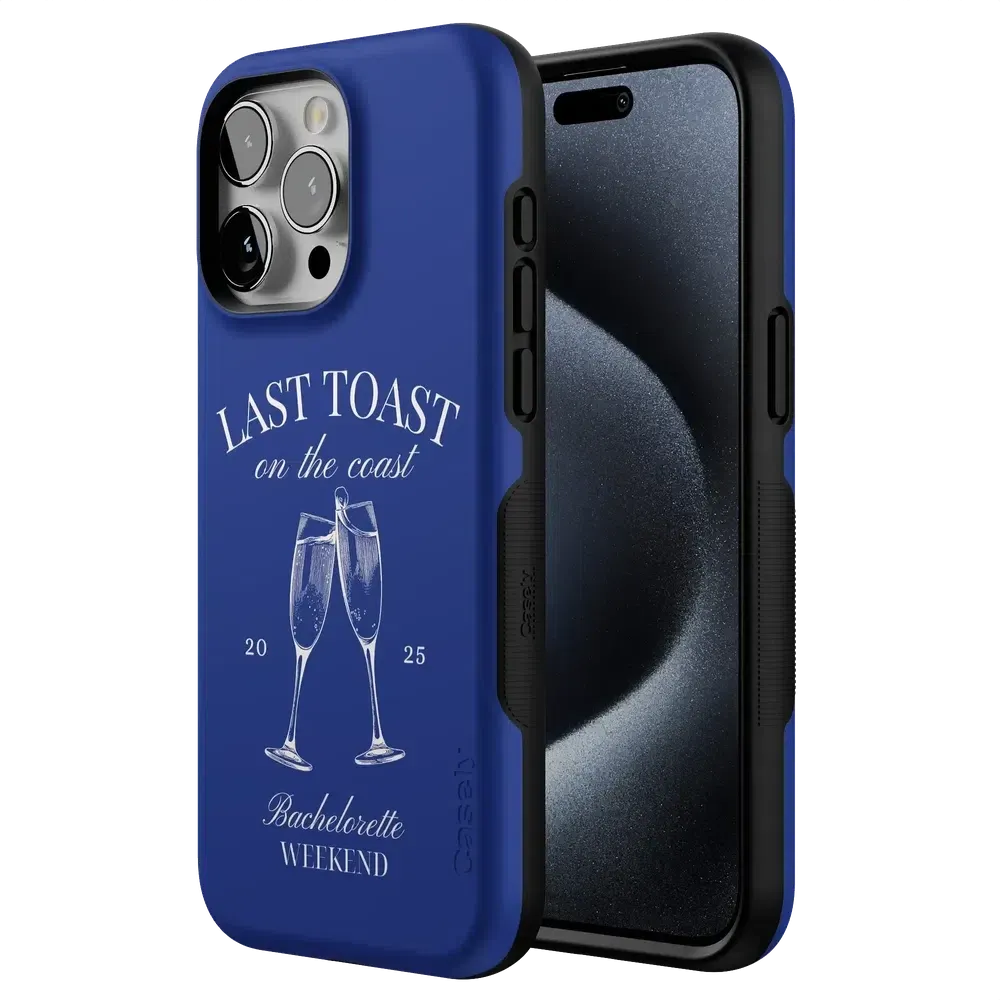 Clearance Price Last Toast | Blue Coastal Bachelorette Case  Almost Sold Out!