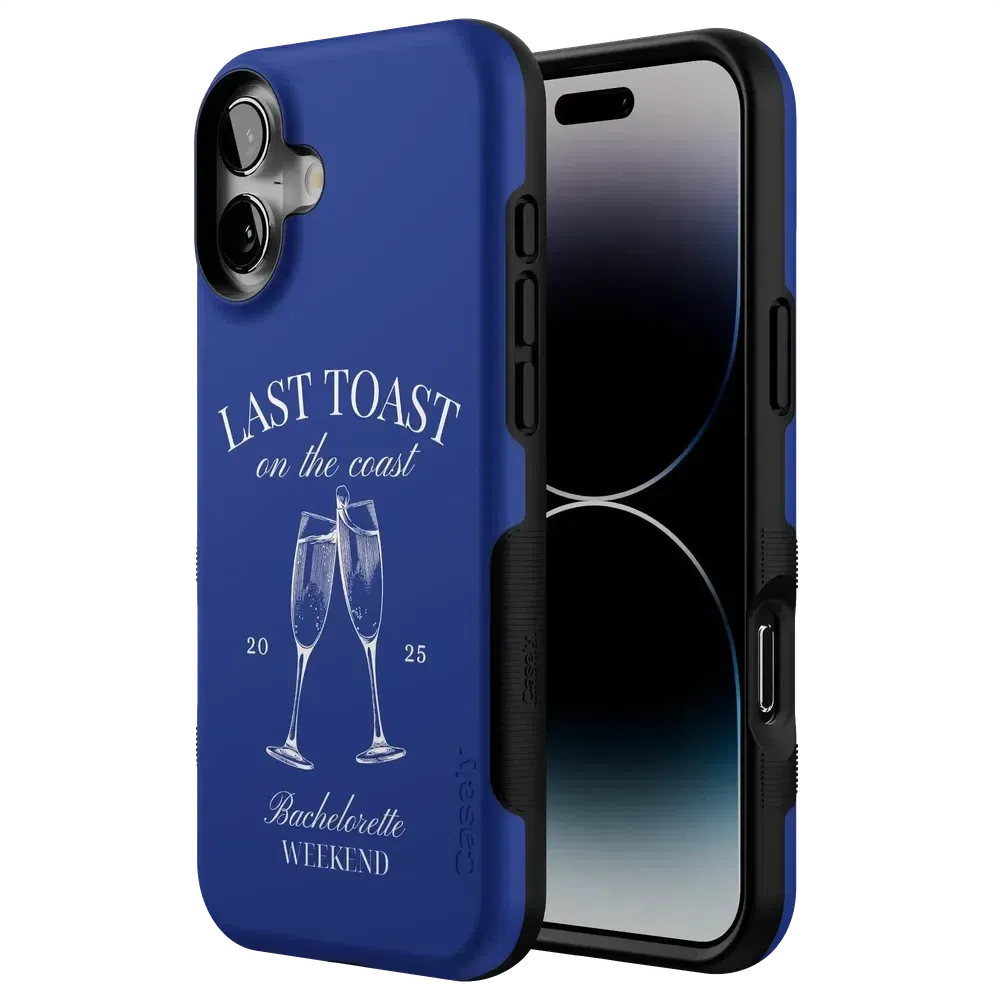 Clearance Price Last Toast | Blue Coastal Bachelorette Case  Almost Sold Out!
