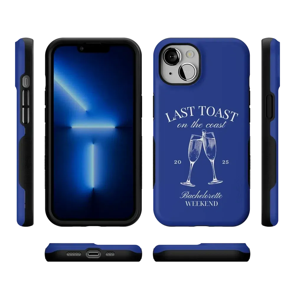 Clearance Price Last Toast | Blue Coastal Bachelorette Case  Almost Sold Out!
