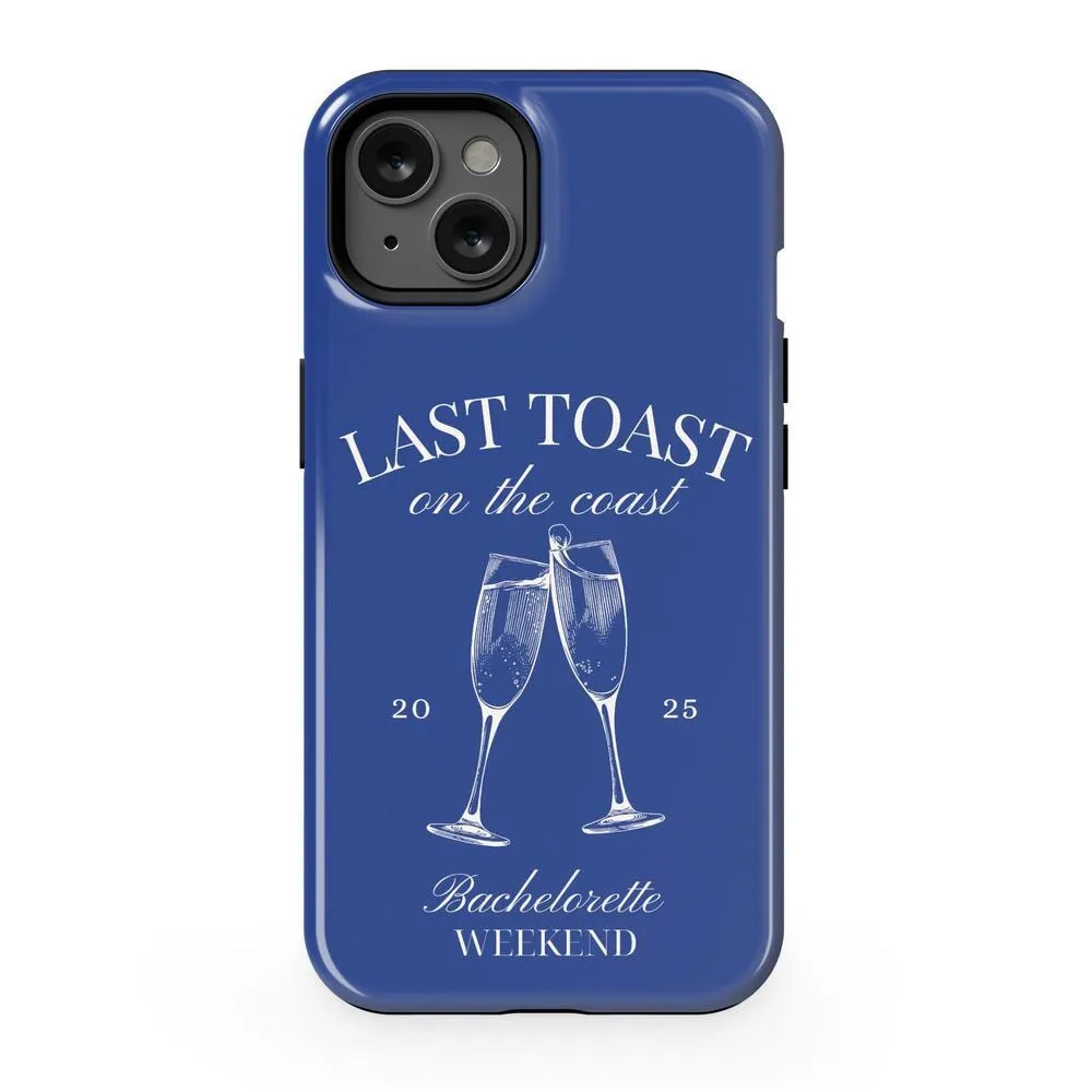Clearance Price Last Toast | Blue Coastal Bachelorette Case  Almost Sold Out!