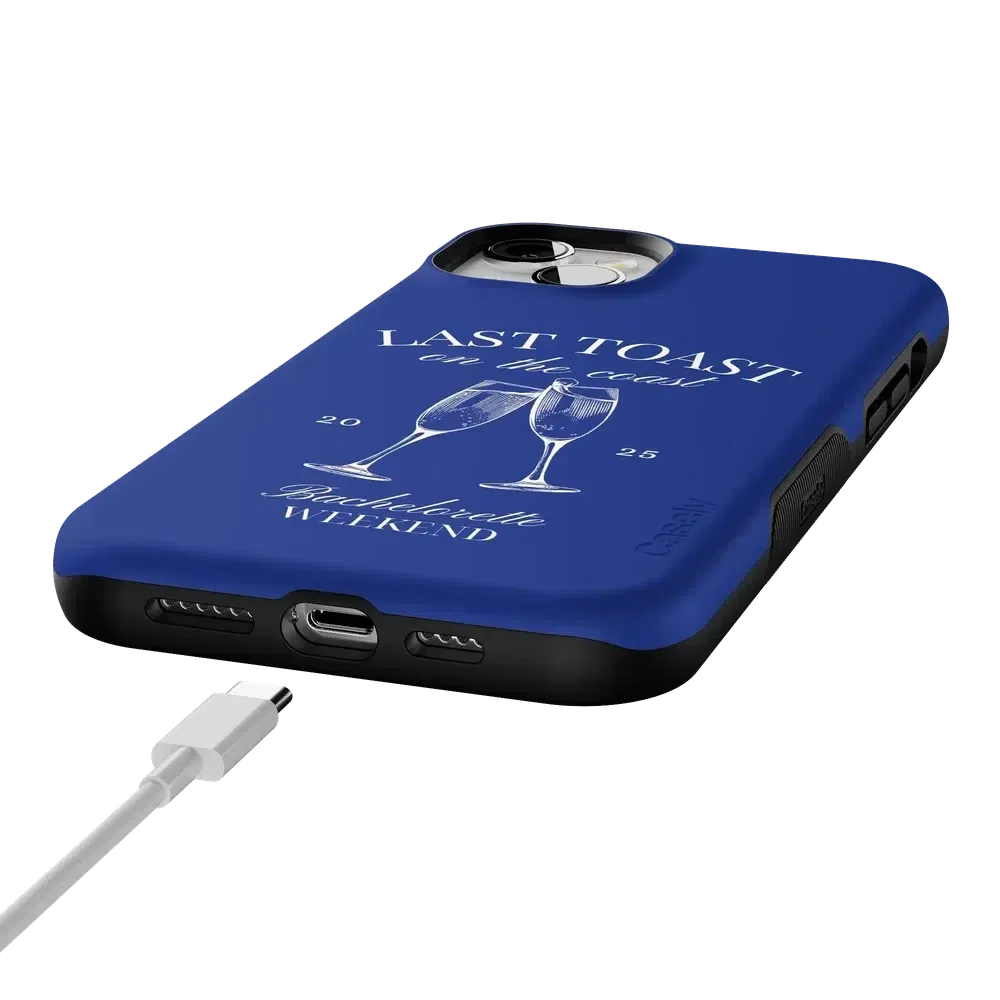 Clearance Price Last Toast | Blue Coastal Bachelorette Case  Almost Sold Out!