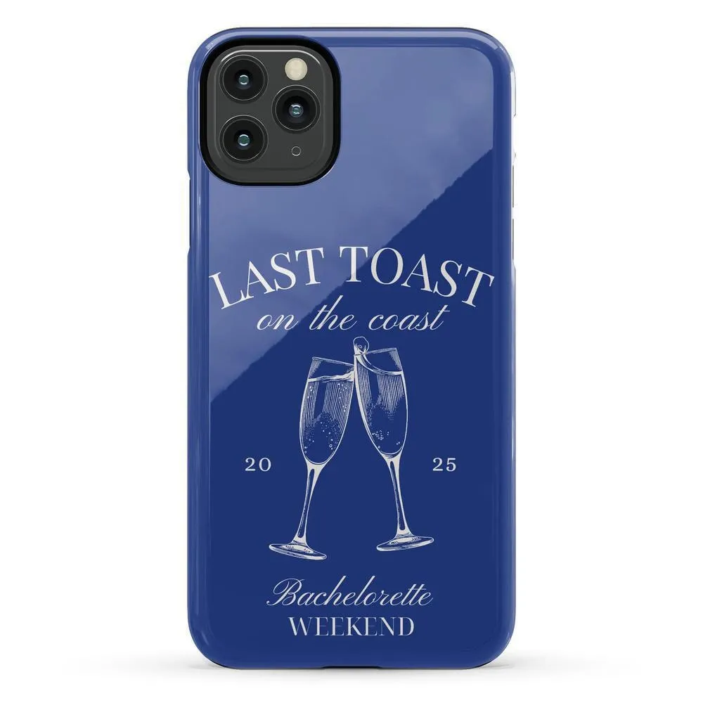Clearance Price Last Toast | Blue Coastal Bachelorette Case  Almost Sold Out!