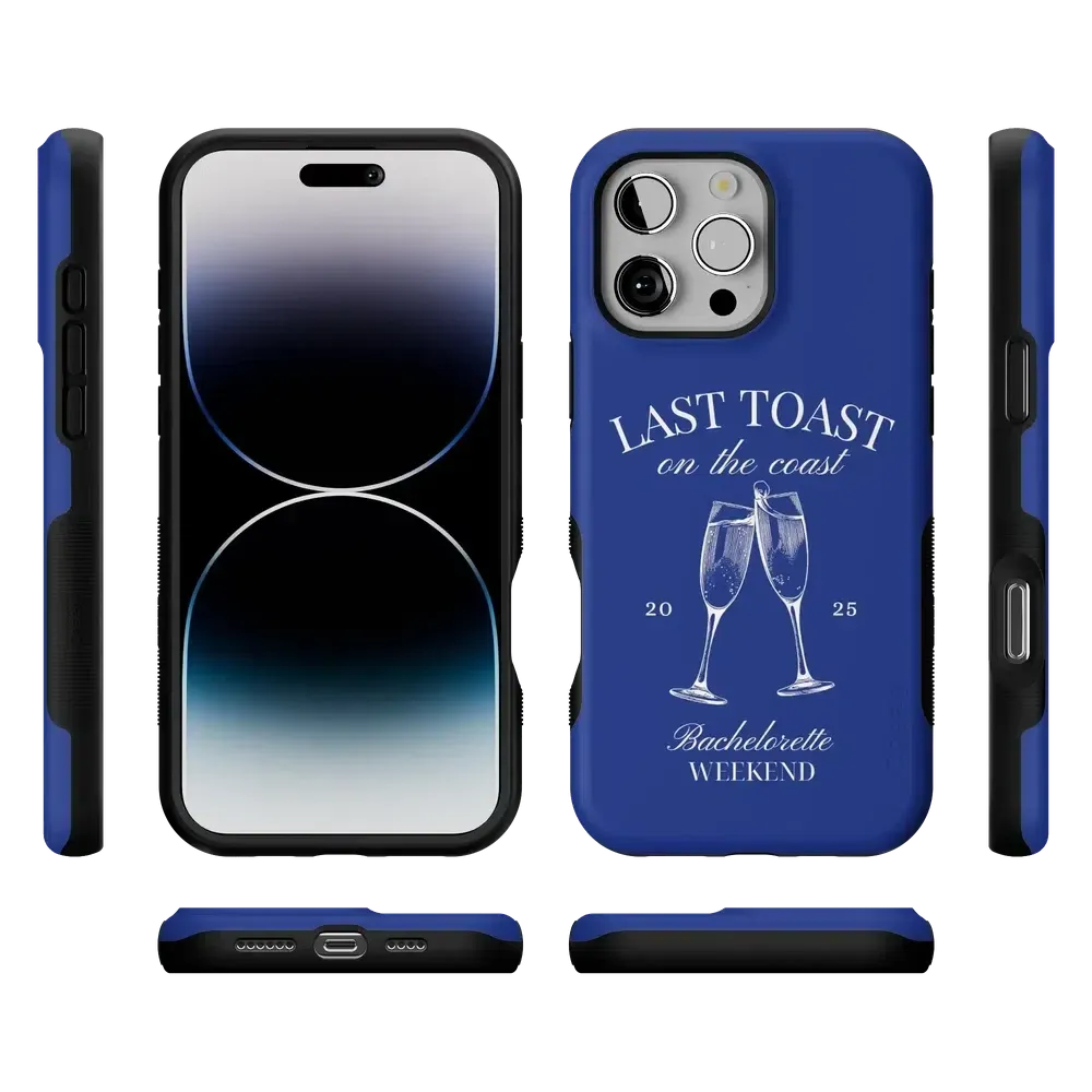 Clearance Price Last Toast | Blue Coastal Bachelorette Case  Almost Sold Out!