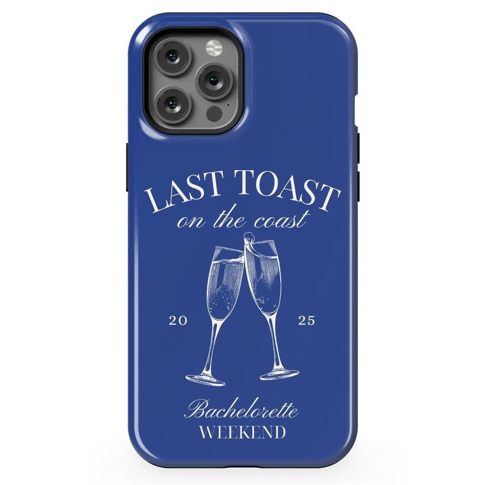 Clearance Price Last Toast | Blue Coastal Bachelorette Case  Almost Sold Out!
