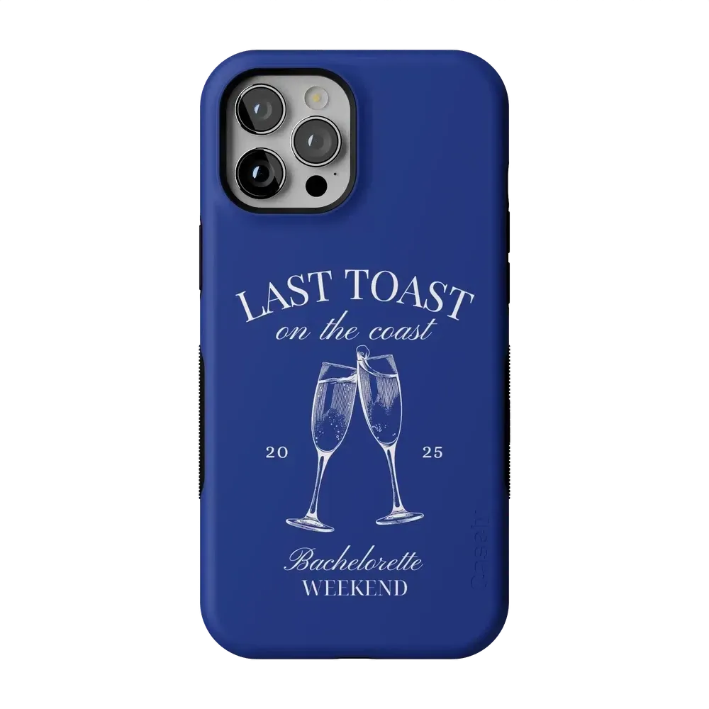 Clearance Price Last Toast | Blue Coastal Bachelorette Case  Almost Sold Out!